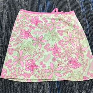 Lilly Pulitzer Vintage flower Print Skirt size 12